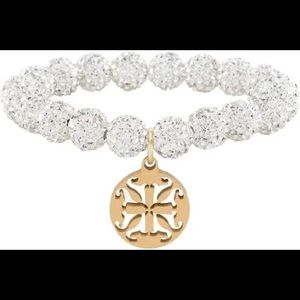 rustic cuff emerson silver swvorzski crystal bracelet in silver